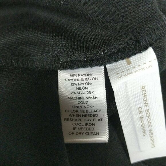 Loft Black Bodycon Dress XS Boat Neck - Picture 4 of 4